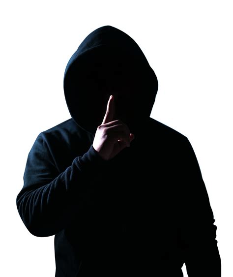 man wearing jacket hoodie  anonymous hacker theme  png