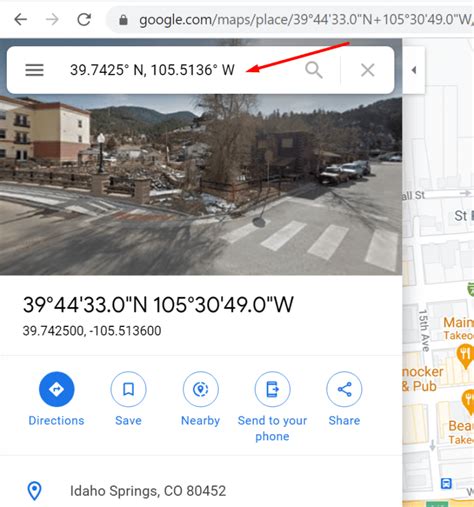 google maps   search  coordinates technipages
