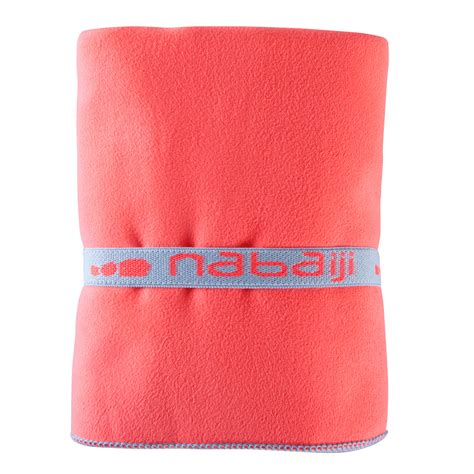 microfiber towel size     cm orange decathlonbb