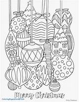 Coloring Christmas Pages Detailed Getdrawings sketch template