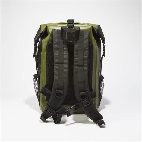 waterproof dry bag backpack  green  surf touch  modern