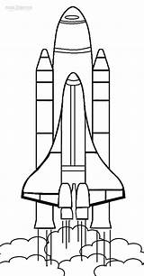 Coloring Pages Rocket Space Ship Kids Printable Colouring Spaceships Rockets sketch template