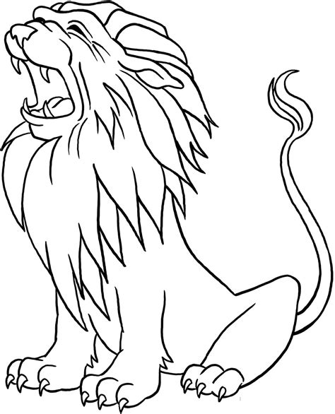 lion face coloring pages getcoloringpagescom