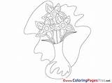 Coloring Pages Narcissus Sheet Title sketch template