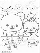 Coloring Pages Rilakkuma Kawaii Colouring Printable Ddlg Space Little Printables Books Animal Cute Heart Sketch Cartoon Template sketch template