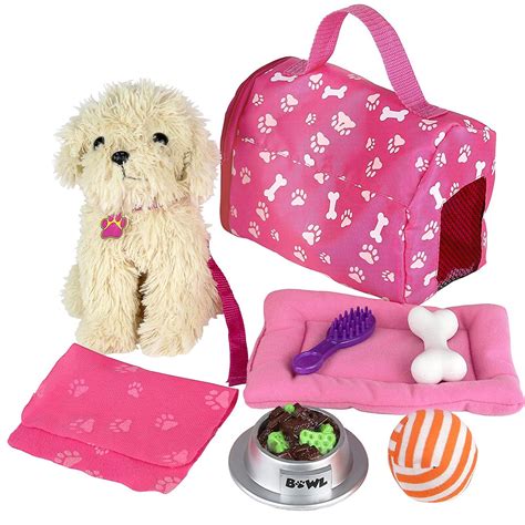 click  play  piece doll puppy set  accessories perfect    american girl dolls