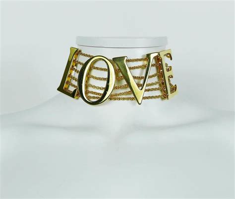 dolce and gabbana iconic runway love choker necklace spring summer 2003