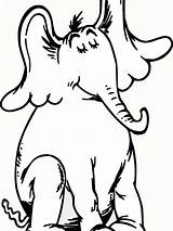 Horton Hears Seuss sketch template