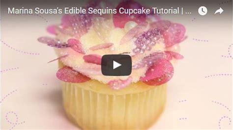 marina sousas edible sequins tutorial cakecentralcom
