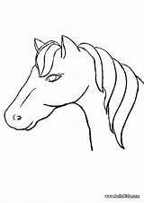 Horse Head Coloring Pages Face Cavalo Desenho Color Drawing Hellokids Printable Print Animal Getcolorings Tiny sketch template