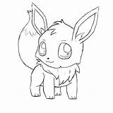 Eevee Pokemon Chibi Coloring Pages Drawing Lines Cute Deviantart Printable Sheets Template Umbreon Sketch Popular sketch template