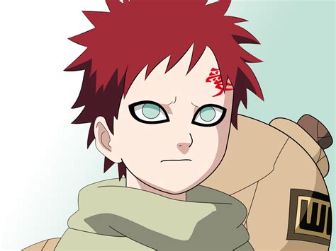 cool anime character sabaku  gaara