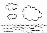 Coloring Water Pages Sky Clipart Ocean Color Kids Print Collection Whitesbelfast Pdf 01kb 425px sketch template