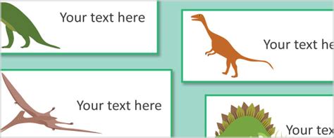 early learning resources dinosaur themed labels