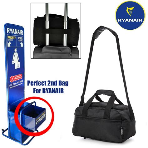 ryanair  seat xxcm carry hand cabin luggage bag travel holdall ebay