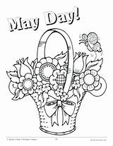 Coloring May Pages Colouring Printable Printables Color Plaid Kids Scholastic Baskets Sheets Days Basket Spring Activities Happy Getcolorings Getdrawings Flowers sketch template