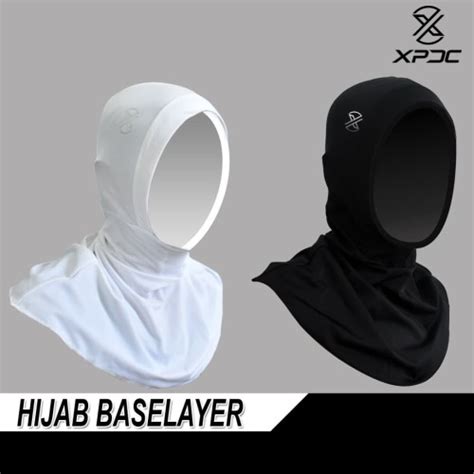 jual hijab sport jilbab instant kerudung olahraga premium xpdc hitam