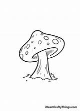 Mushroom Mushrooms Iheartcraftythings sketch template