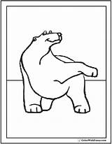Polar Bear Coloring Pages Cute Whimsical Fun Printable Colorwithfuzzy sketch template