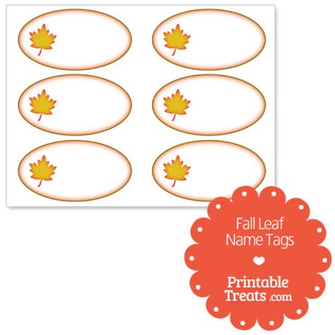 printable leaf shaped  tags printable maple leaf  tags