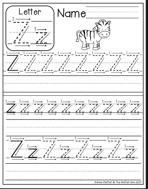 letter  worksheet preschool writing alphabet preschool preschool