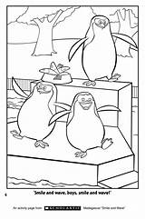 Coloring Madagascar Penguins Pages Colouring Penguin Kids Zoo Printable Sheets Animal Print Color Books Pole Cliparts Friends North Movie Popular sketch template