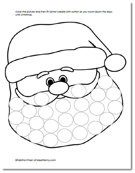 images  printable santa beard  cotton balls cotton ball