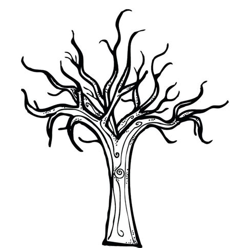 tree outline clipart pictures alade