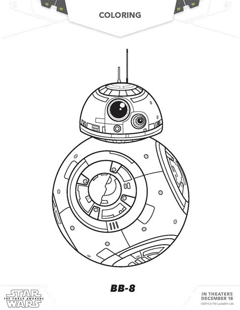star wars coloring pages  force awakens coloring pages