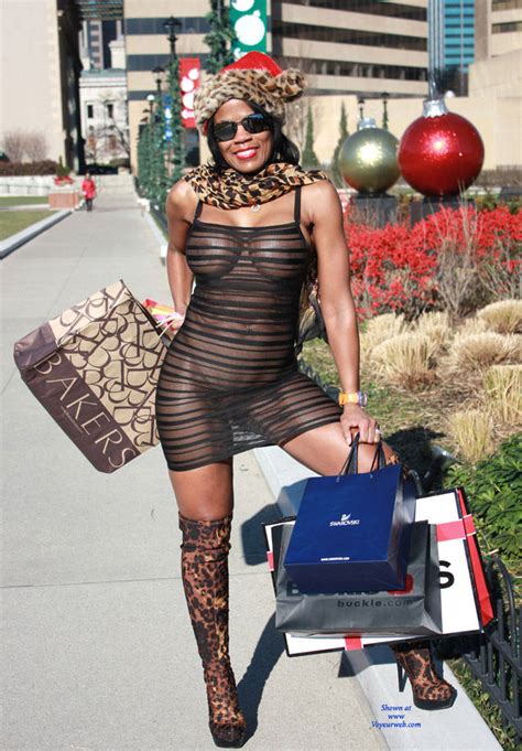 nude ebony in holiday shopping april 2015 voyeur web hall of fame
