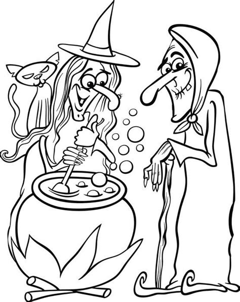 witch coloring pages halloween coloring pages monster coloring pages