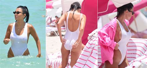 kourtney kardashian wet tits at the beach in miami 06 11 17 celebsflash