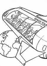 Space Coloring Travel Pages Edupics sketch template