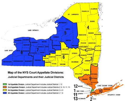 appellate department judicial districts map  fund  modern courts