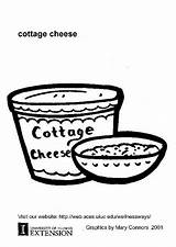 Cottage Cheese Coloring Pages Large Edupics sketch template