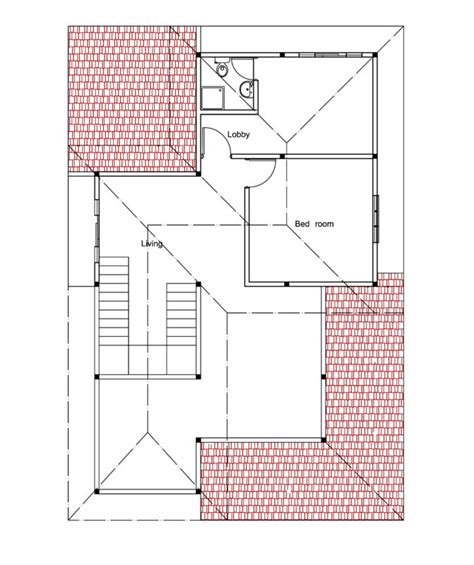 bedroom double story tiny house plan  wwwdwgnetcom
