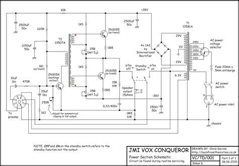 vox solid state schematics circuit diagrams