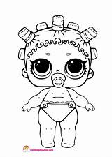 Lol Coloring Pages Dolls Queen Kitty Doll Getcolorings Lil Printable Resolution Colorings Getdrawings sketch template