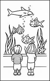 Fun Kids Vissen Fish sketch template