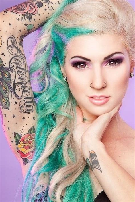 pin on colorful sex hair