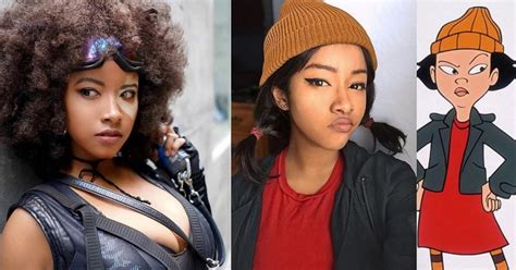afro asian cosplayer can turn herself into any pop culture character