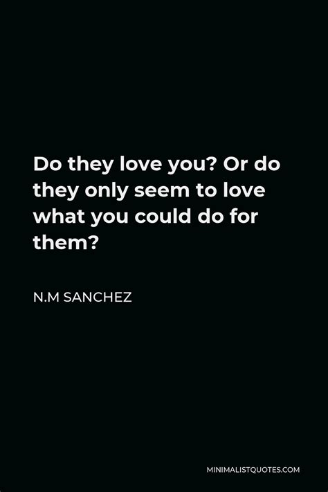 nm sanchez quote   love        love