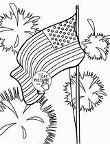 Coloring July Pages 4th Printable Happy Firework Kids Birthday Fireworks Sheets Memorial Book Fourth Color Flag Print Colouring Printables Drawing sketch template