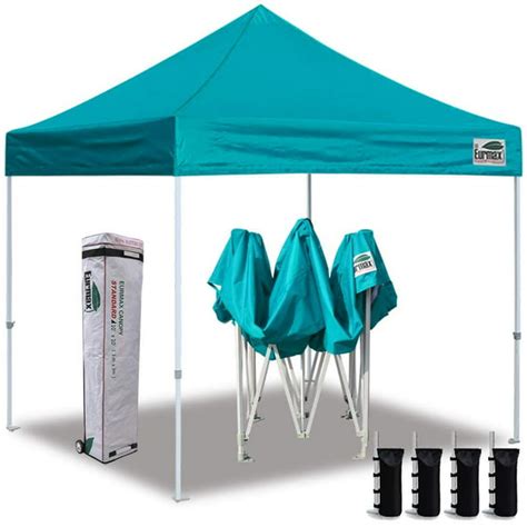 eurmax  ez pop  canopy tent commercial instant canopies  heavy duty roller bag