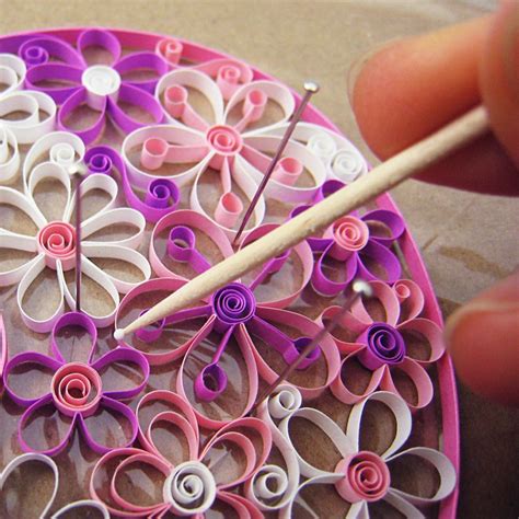 Quilling Flowers Pdf Pattern Tutorial Etsy Quilling Patterns