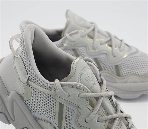 adidas ozweego trainers grey  grey  white unisex sports