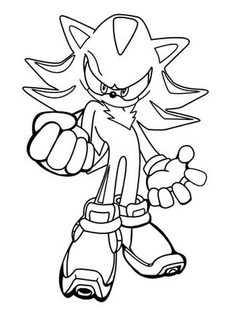 shadow sonic coloring sheet sonic blaze colouring pages waldo harvey