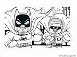Batman Lego Coloring Pages Robin Movie Comics Dc Super Superhero Heroes Car Colouring Spiderman Printable Print Baby Red Coloriage Villains sketch template