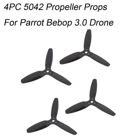 omeshin pc  propeller props  parrot bebop  drone  blade cwccw carbon fiber