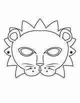 Coloring Pages Lion Mask Choose Board Animal sketch template
